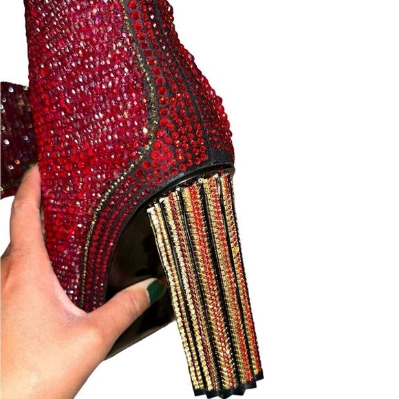 Porsche Rhinestone Crystal Embellished Boots - Picture 3 of 4